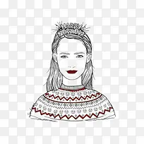 手绘插画-空若网 手绘插画-空若网