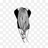 女孩肖像插画-空若网 女孩肖像插画-空若网