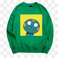 学院风宽松套头卡通卫衣-空若网 学院风宽松套头卡通卫衣-空若网