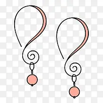 手绘耳环-空若网 手绘耳环-空若网