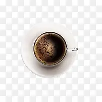 白色盘子里的咖啡-空若网 白色盘子里的咖啡-空若网
