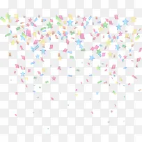 彩色礼花飘落-空若网 彩色礼花飘落-空若网