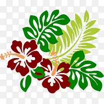 矢量花草素材花草画-空若网 矢量花草素材花草画-空若网