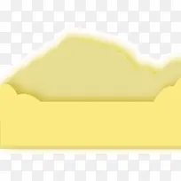黄色可爱不规则信封-空若网 黄色可爱不规则信封-空若网