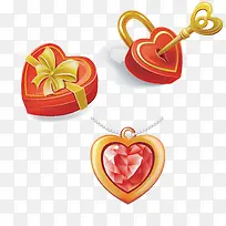 爱心锁扣-空若网 爱心锁扣-空若网