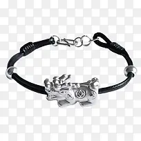 复古潮男士貔貅银手链-空若网 复古潮男士貔貅银手链-空若网