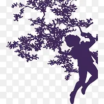 吊在树枝上的男孩-空若网 吊在树枝上的男孩-空若网