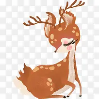 卡通可爱小动物装饰动物头像-空若网 卡通可爱小动物装饰动物头像-空若网