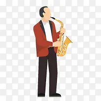 矢量音乐家演奏素材-空若网 矢量音乐家演奏素材-空若网