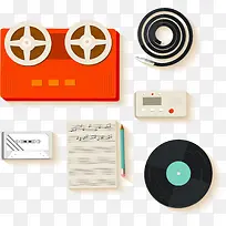 橙色简约音乐家-空若网 橙色简约音乐家-空若网