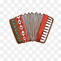 手绘手风琴-空若网 手绘手风琴-空若网
