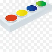 颜料盒png矢量素材-空若网 颜料盒png矢量素材-空若网