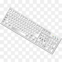 白色键盘装饰设计矢量-空若网 白色键盘装饰设计矢量-空若网