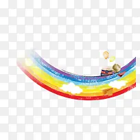 手绘彩虹-空若网 手绘彩虹-空若网