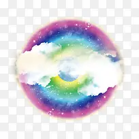 可爱圆形彩虹-空若网 可爱圆形彩虹-空若网
