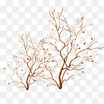 卡通手绘干枯的树枝-空若网 卡通手绘干枯的树枝-空若网