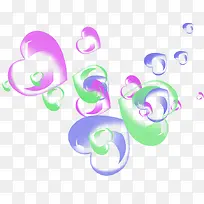 卡通梦幻心形泡泡-空若网 卡通梦幻心形泡泡-空若网