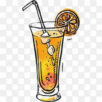 矢量图水彩饮料杯子-空若网 矢量图水彩饮料杯子-空若网