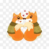 手绘狐狸PNG下载-空若网 手绘狐狸PNG下载-空若网