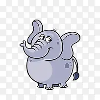 手绘卡通大象-空若网 手绘卡通大象-空若网