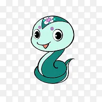 卡通可爱青蛇-空若网 卡通可爱青蛇-空若网