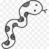 手绘小蛇-空若网 手绘小蛇-空若网