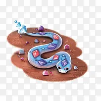 矢量宝石蛇-空若网 矢量宝石蛇-空若网