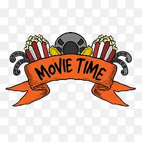 手绘电影元素-空若网 手绘电影元素-空若网