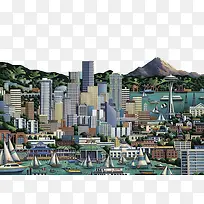 多彩世界插画-空若网 多彩世界插画-空若网