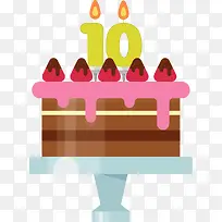 数字蜡烛生日蛋糕-空若网 数字蜡烛生日蛋糕-空若网