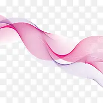 矢量紫色曲线装饰图案-空若网 矢量紫色曲线装饰图案-空若网