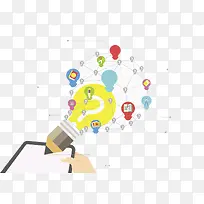 灯泡铅笔的网络构成图-空若网 灯泡铅笔的网络构成图-空若网