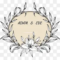 矢量花卉插画背景-空若网 矢量花卉插画背景-空若网