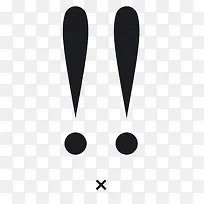 感叹号创意兔子-空若网 感叹号创意兔子-空若网