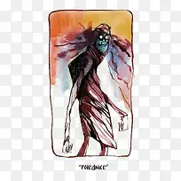 创意抽象人物插画-空若网 创意抽象人物插画-空若网