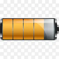 黄色矢量电池素材图-空若网 黄色矢量电池素材图-空若网