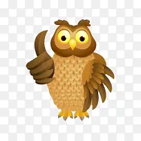 卡通手绘卡通猫头鹰-空若网 卡通手绘卡通猫头鹰-空若网