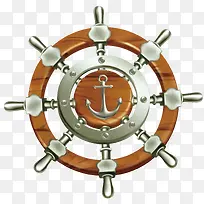 手绘矢量航海工具方向盘png-空若网 手绘矢量航海工具方向盘png-空若网