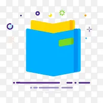 彩色扁平化阅读元素-空若网 彩色扁平化阅读元素-空若网