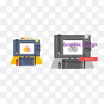 医学实验室扁平矢量素材-空若网 医学实验室扁平矢量素材-空若网