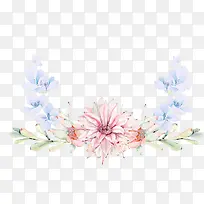 手绘画梦幻花朵创意装饰-空若网 手绘画梦幻花朵创意装饰-空若网