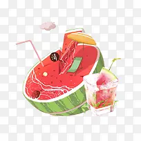 创意西瓜-空若网 创意西瓜-空若网