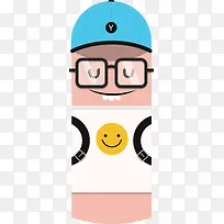 卡通手指印花免抠png插画-空若网 卡通手指印花免抠png插画-空若网