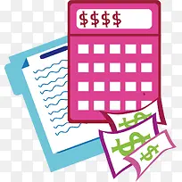 卡通计算器素材图-空若网 卡通计算器素材图-空若网