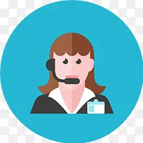 电话销售员女人kameleon.pics-icons-空若网 电话销售员女人kameleon.pics-icons-空若网