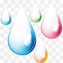 彩色水滴-空若网 彩色水滴-空若网