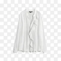 荷叶边高级真丝衬衫-空若网 荷叶边高级真丝衬衫-空若网