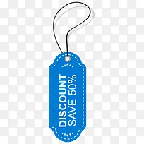 ��ɫ��ͨ�ۿ۱�ǩ��PNG-������