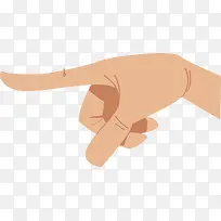 矢量卡通手指指方向动作素材-空若网 矢量卡通手指指方向动作素材-空若网