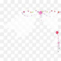 卡通手绘花朵窗纱-空若网 卡通手绘花朵窗纱-空若网